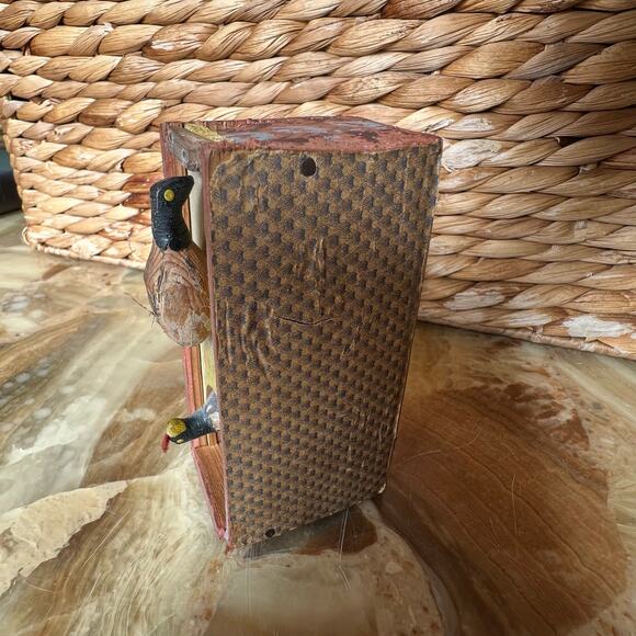 Wooden Toy 4” Duck Swinging Box Toy - Picture 3 of 6